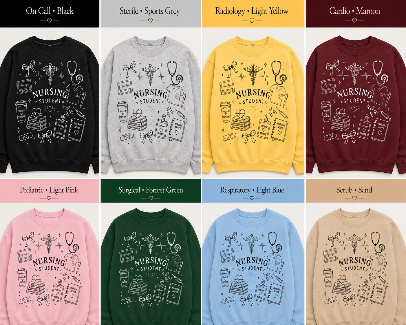 Around the Unit | Nursing Student - Crewneck