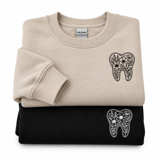 Petals & Pearly Whites - Crewneck