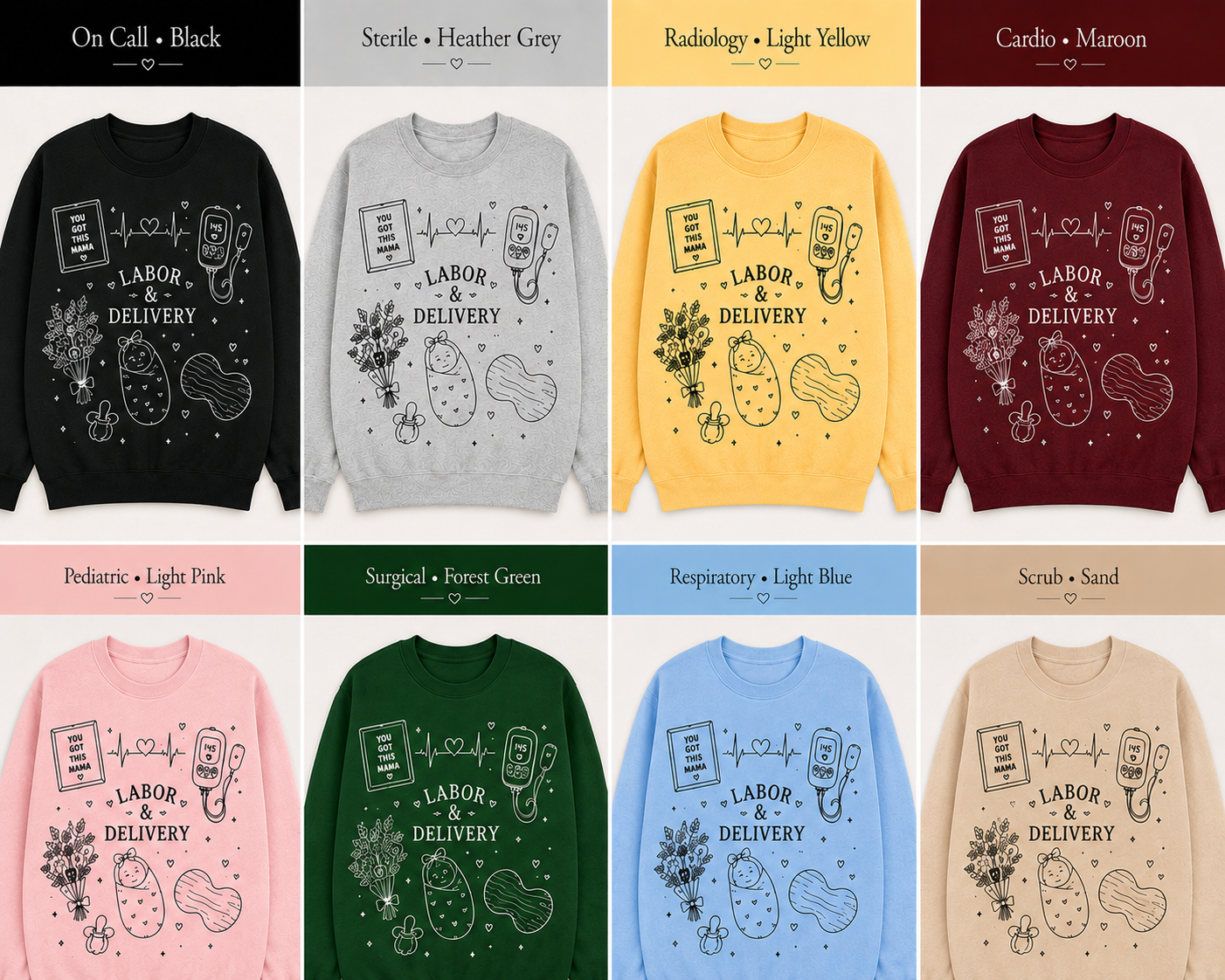 Around the Unit | Labor & Delivery - Crewneck
