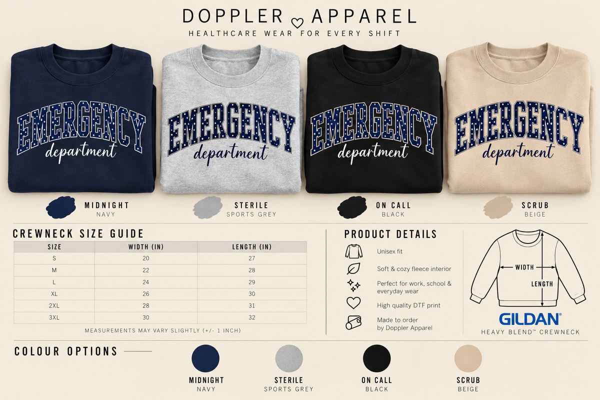 On the Dot Crewneck - Emergency