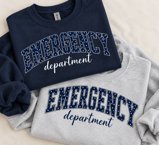 On the Dot Crewneck - Emergency